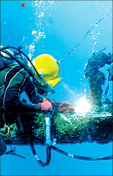 جوشکاری زیر آب