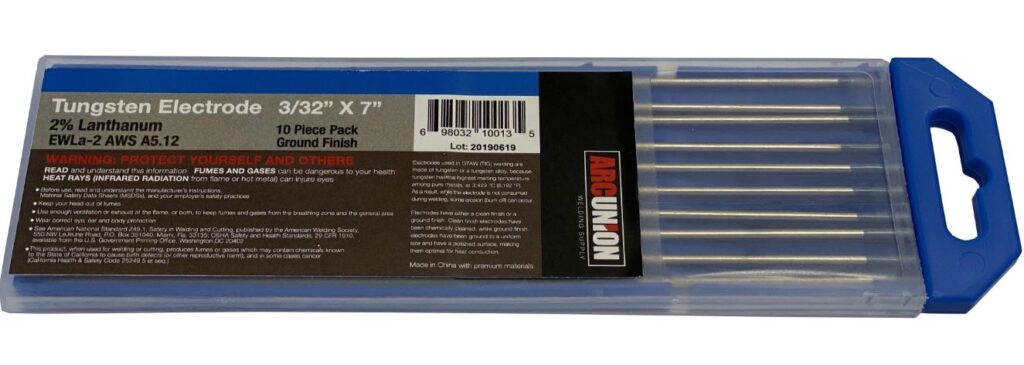 الکترود تنگستن آبی