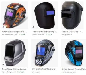 انواع کلاه جوشکاری