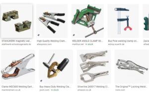 انواع گیره های جوشکاری