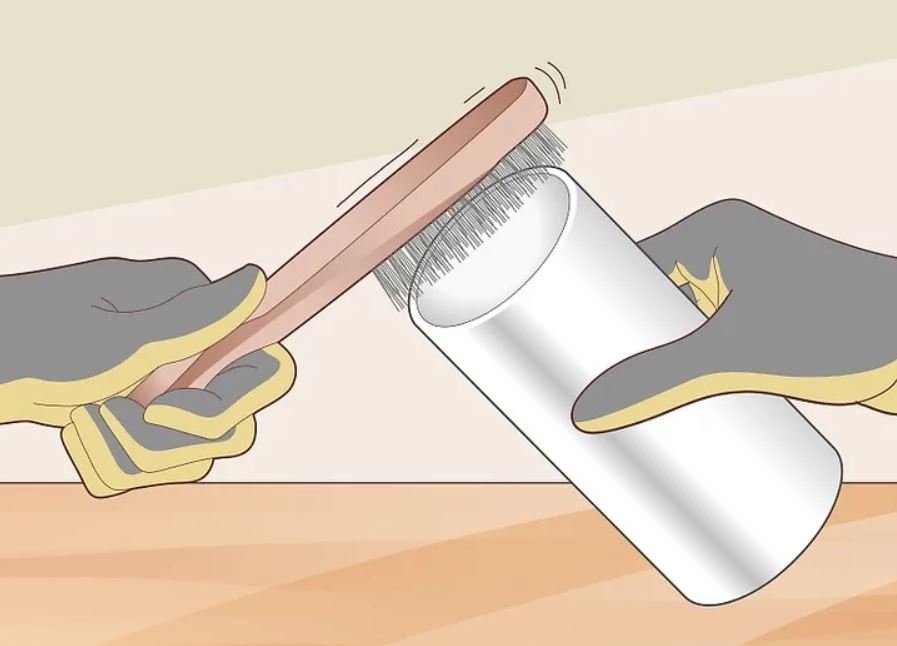 برس سیمی ضدزنگ آلومینیوم