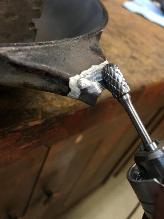 تمیزکاری قطعه چدن