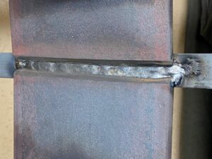 نمونه جوش با Dual Shield Flux Core