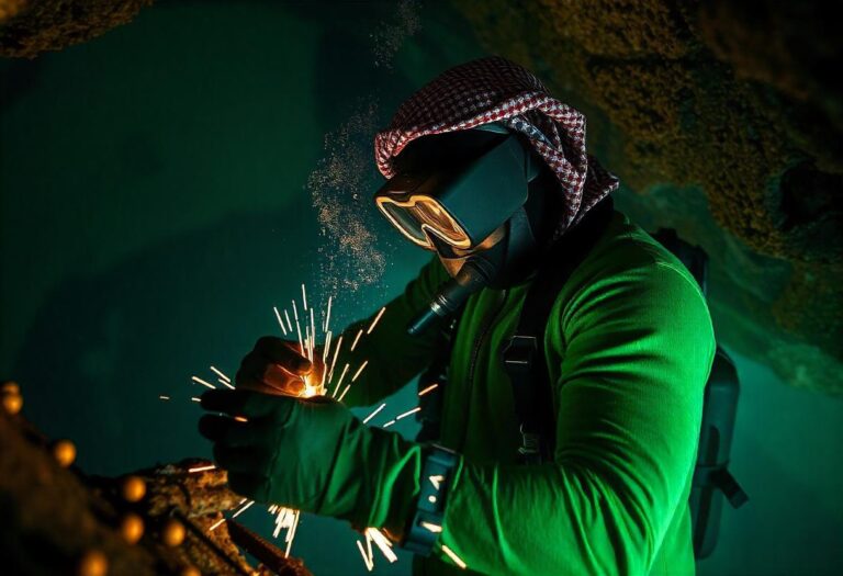 جوشکاری زیر آب و جوشکاری معمولی و تأثیر آن‌ها بر پروژه‌های صنعتی.